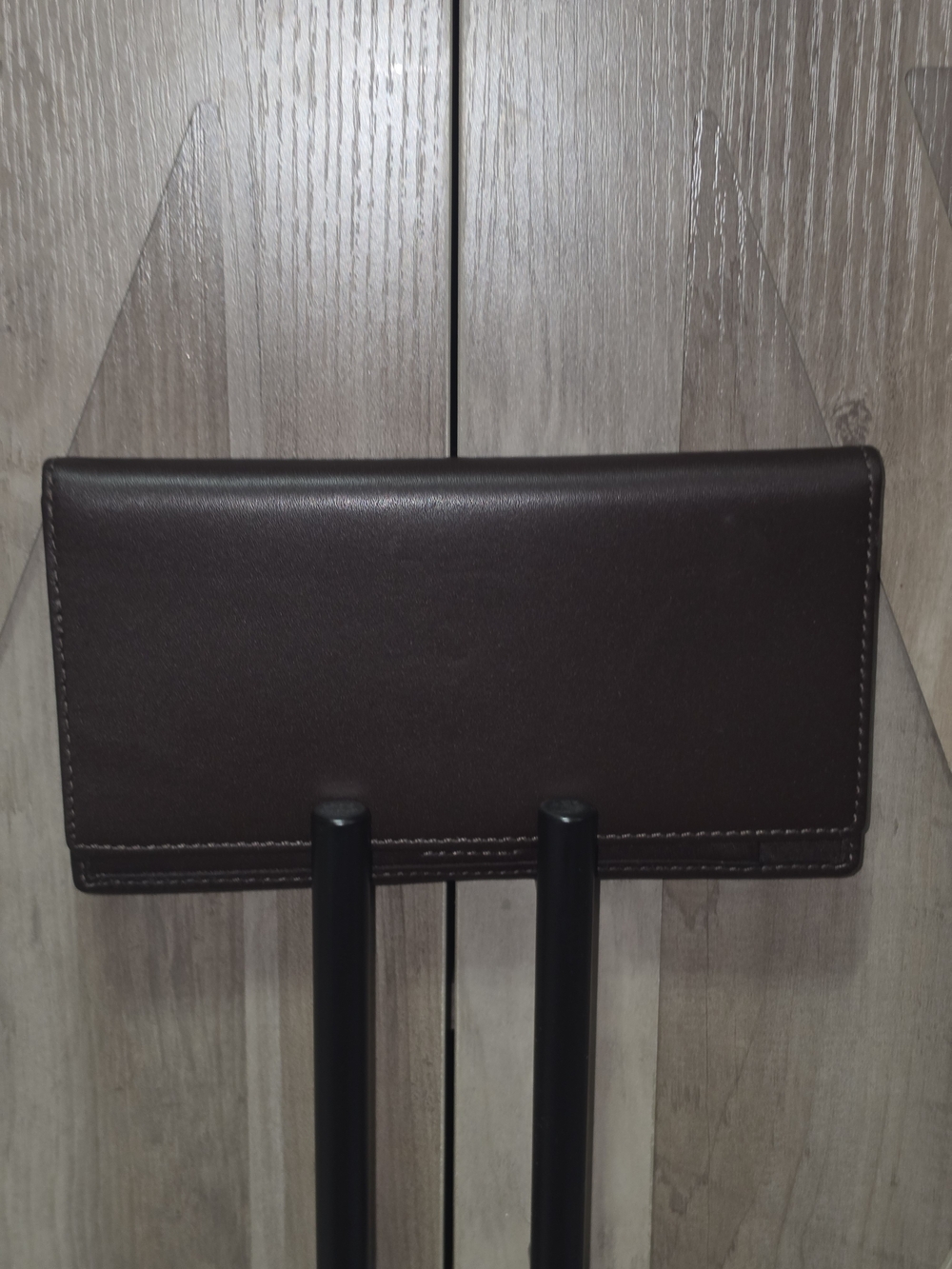 COACH Brown Leather Long Wallet